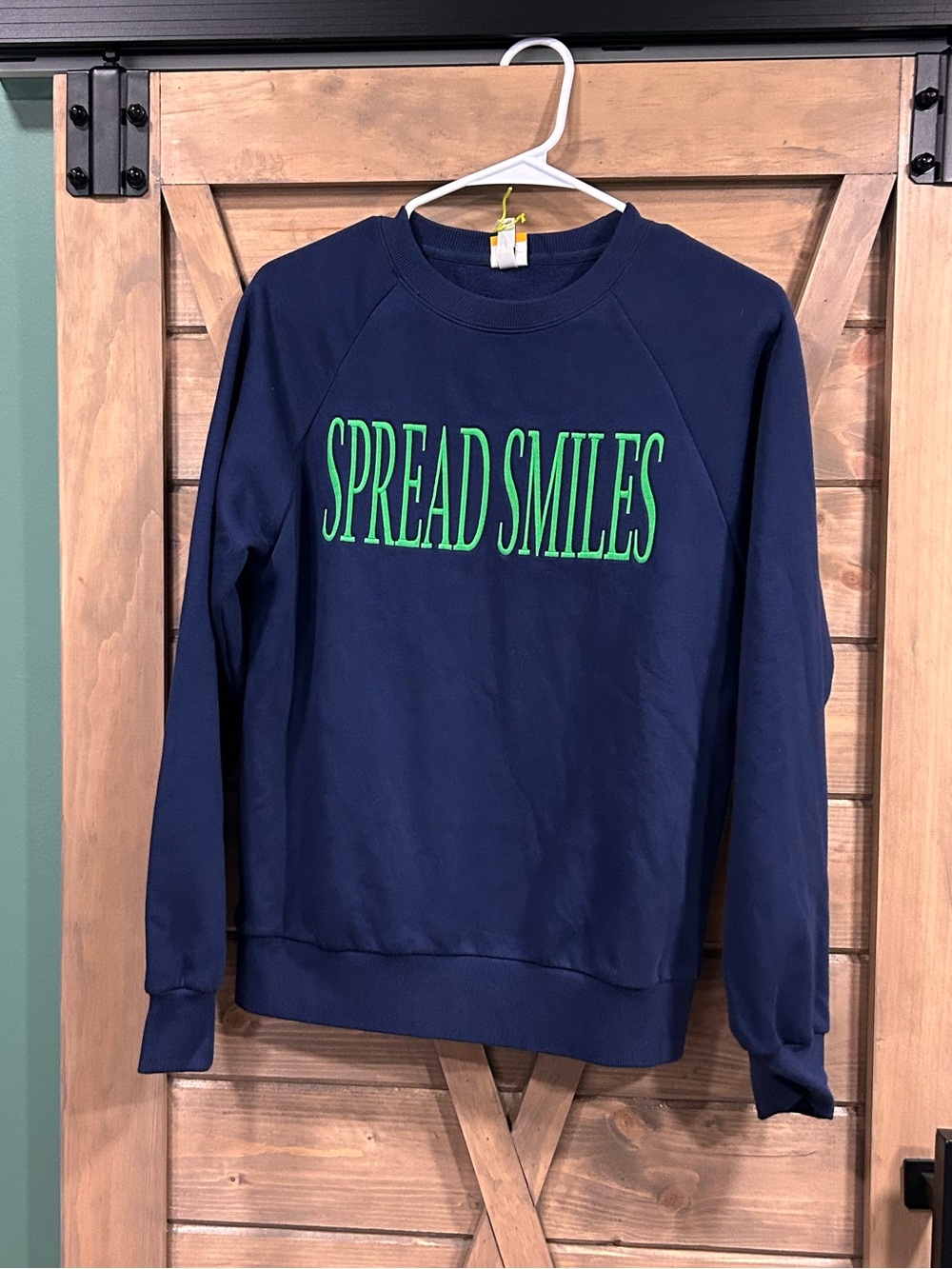 NWT Navy 'Spread Smiles' Crewneck Sweatshirt